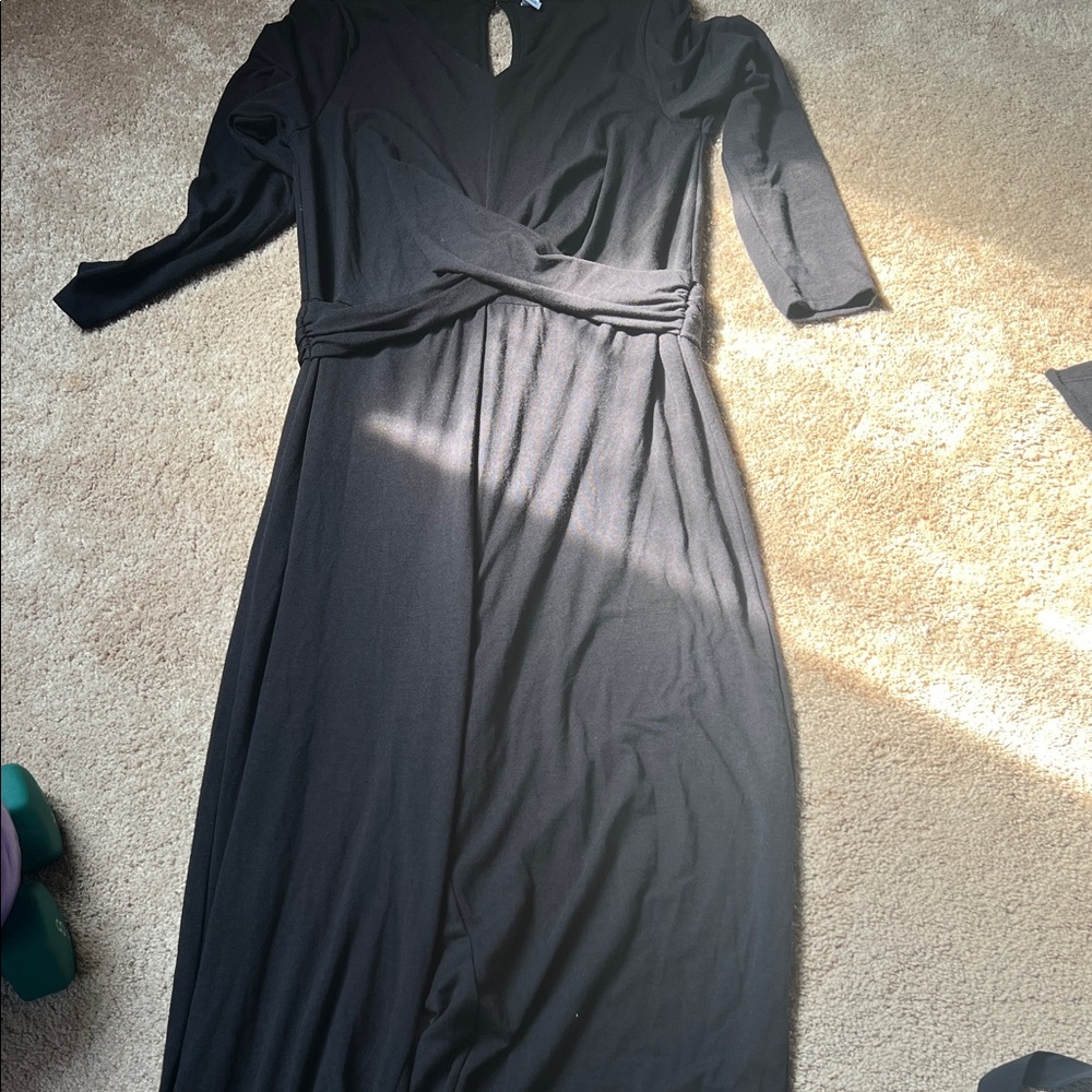 Old Navy Black Wrap Jumpsuit